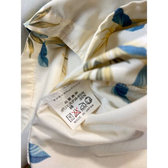 Vintage Mango Okinawa Original Hawaiian Shirt Floral Print Short Sleeve Large - Picture 7 of 7